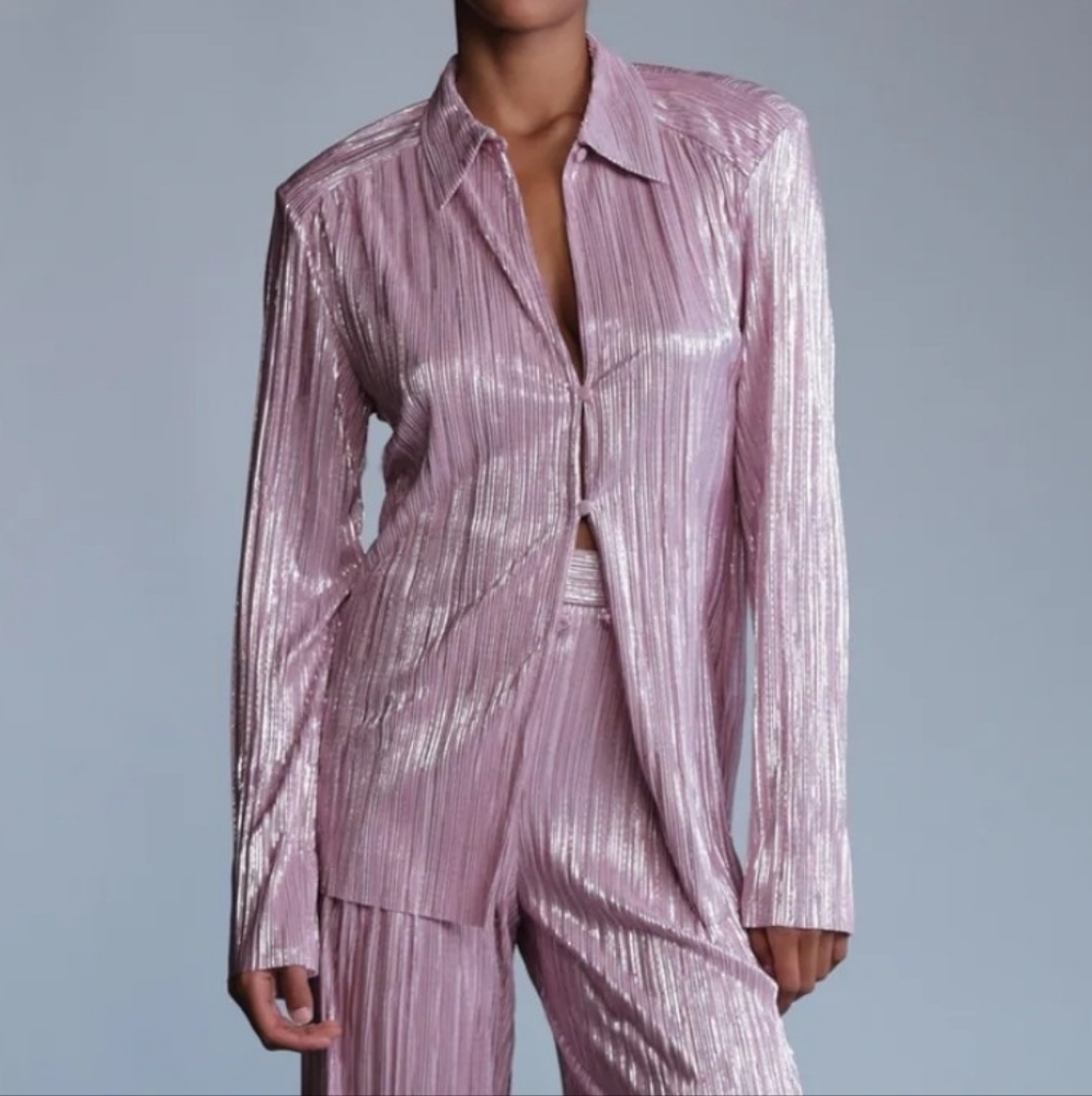 Metallic Rose Sabina Musayev Blouse